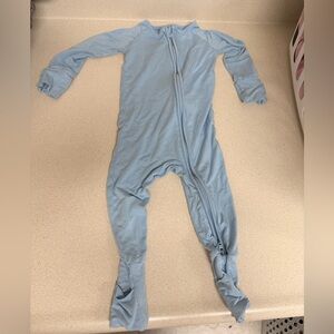 Little Sleepies Light Blue Kids Footie